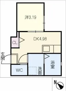 シェラトン桜【2階】の間取り