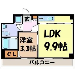 ティーブロッサム【3階】の間取り