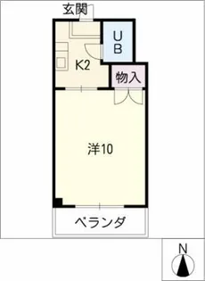 メゾン サンドミール【2階】の間取り