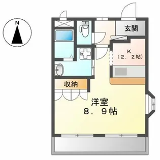 ウイングコート【2階】の間取り