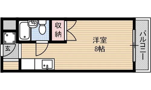 ゼンコウコーポラス2【306号室】の間取り