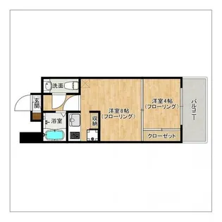 エステートモア薬院ネスト【10階】の間取り