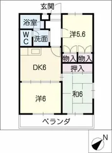 第3ボナール東海【3階】の間取り