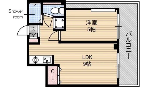 ベラフォーレ【401号室】の間取り