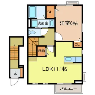 ソルジェンテ【2階】の間取り