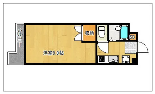 サニーピア竹下【403号室】の間取り