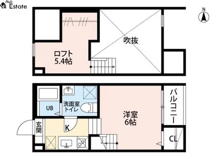有縁【203号室】の間取り