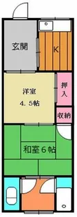 山本アパート【3号室】の間取り