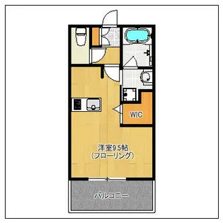 エンクレスト博多EASTPARK【9階】の間取り