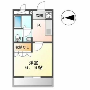 ハイヴィレッジ詩音Ⅱ【2階】の間取り
