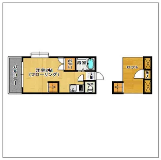 セーヌ和白丘【101号室】の間取り