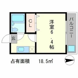 森マンションVI【3階】の間取り