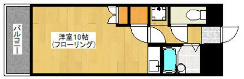 Kステーション八田【503号室】の間取り