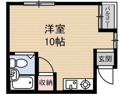 サンハイツ西本【302号室】の間取り