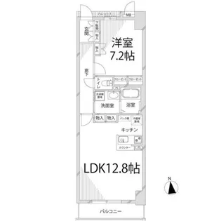 キャッスルコート博労町【902号室】の間取り