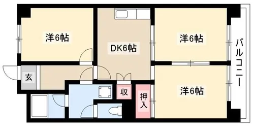 センチュリー栄【302号室】の間取り