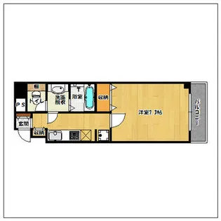 博多パレス【5階】の間取り