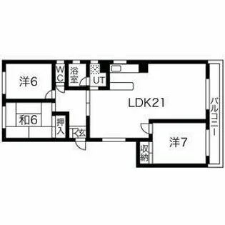 ルミエール春丘【3階】の間取り