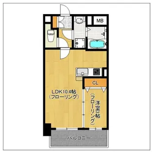 T’S SQUARE住吉【302号室】の間取り