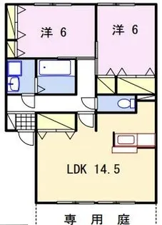 ラティルス 南棟【1階】の間取り