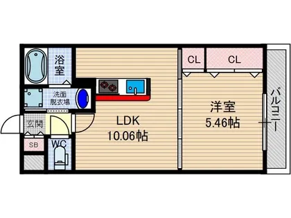 メゾンルミエール【3階】の間取り