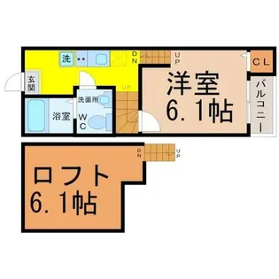 ヴェリテール本陣【2階】の間取り