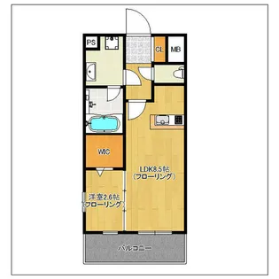 グランフォーレプライム神屋町【3階】の間取り