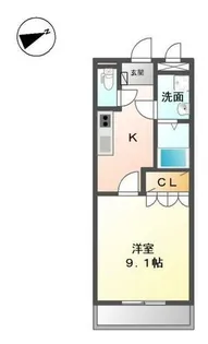 フォレストハウス【2階】の間取り