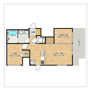 シンセラティ薬院【3階】の間取り