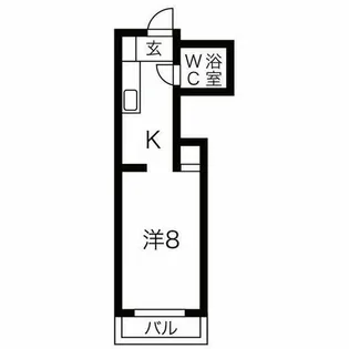 愛知県名古屋市天白区植田山4丁目【アパート】の間取り