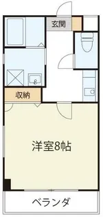 レイクパレスゼゼ【309号室】の間取り