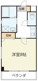 レイクパレスゼゼ【309号室】の間取り