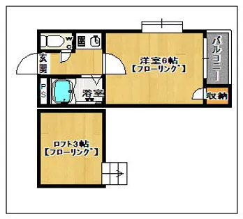 エクストラ21【205号室】の間取り