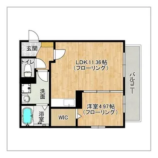 HIRAMEKISO【101号室】の間取り