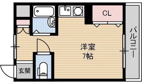 アンフィニィ・橋の内1【3階】の間取り