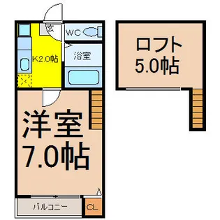 愛知県名古屋市守山区太田井【アパート】の間取り