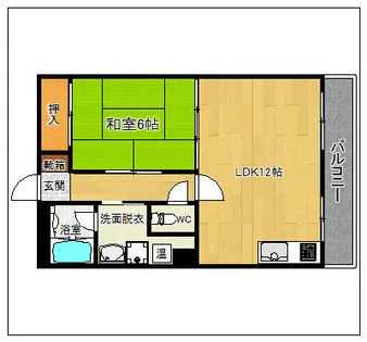 ミツルマンション【306号室】の間取り