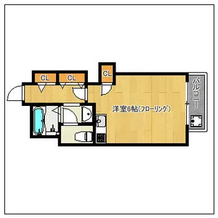 グレース高宮【706号室】の間取り