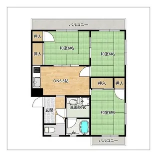 白水ビル【203号室】の間取り