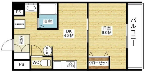 第18関根マンション【2階】の間取り