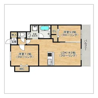 エミネンス東風【303号室】の間取り