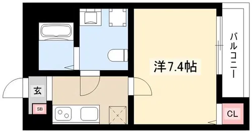 アーバンコート【1階】の間取り