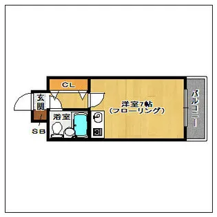 ステイタスマンション博多駅前【10階】の間取り