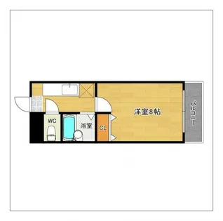 シャトー太宰府【201号室】の間取り