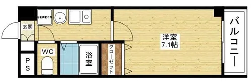 コンセール裕恵【2階】の間取り