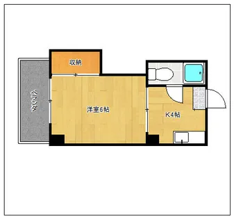 クレール桜坂【2階】の間取り