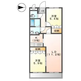 プロニティハウス【1階】の間取り