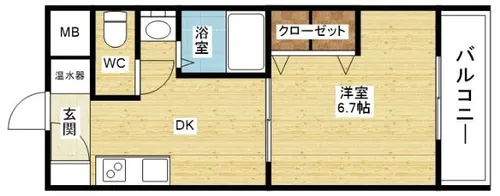 第15関根マンション【2階】の間取り