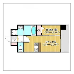 エンクレスト天神LINK【915号室】の間取り