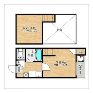 メディオ【2階】の間取り